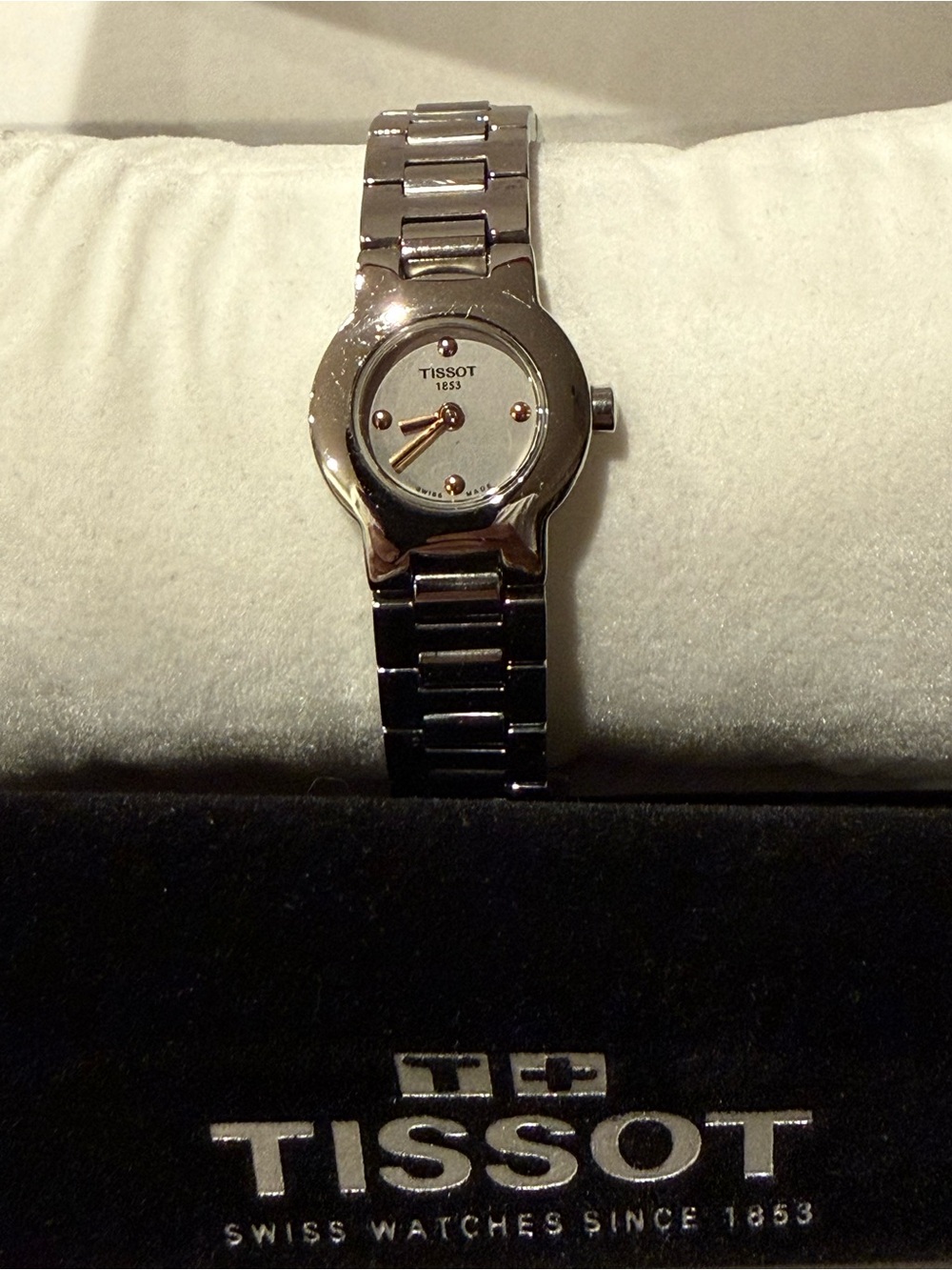 Tissot 20mm Silver Stainless Steel Ladies Bracelet Watch